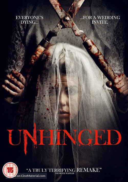 Unhinged - British DVD movie cover