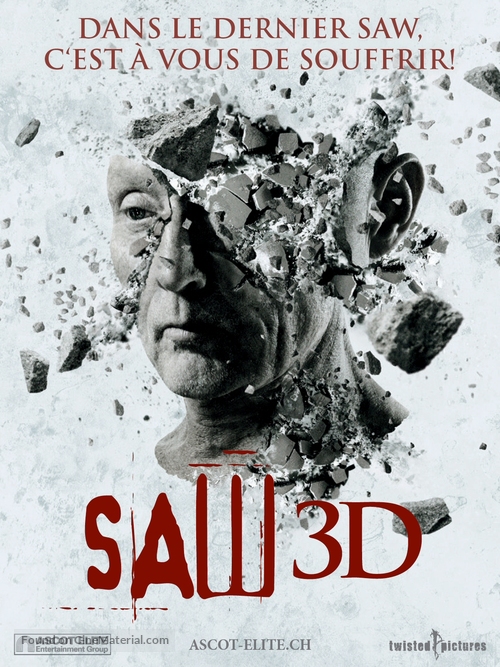 Saw 3D - Swiss Movie Poster