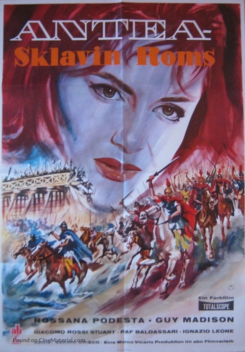 La schiava di Roma - German Movie Poster
