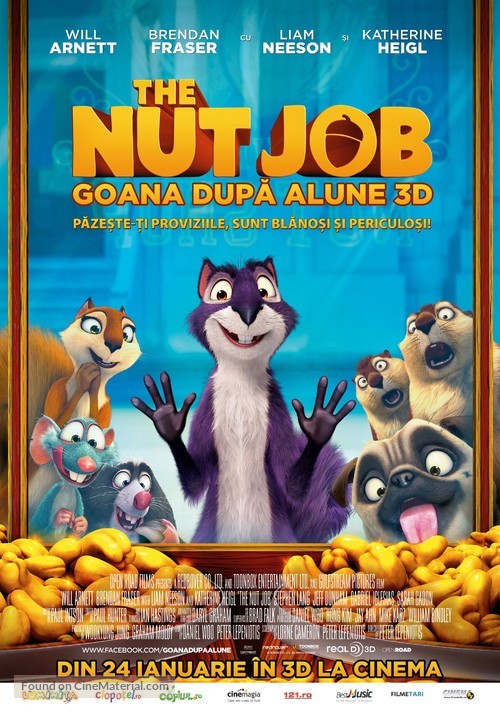 The Nut Job - Romanian Movie Poster