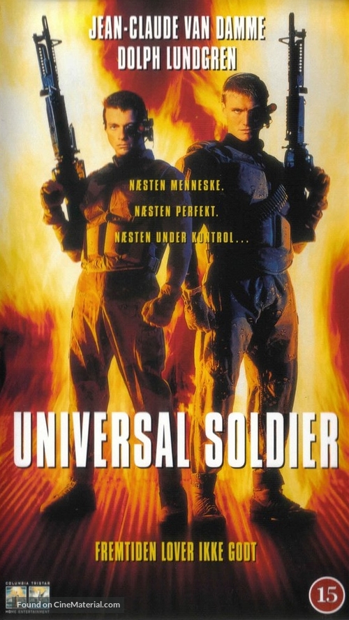 Universal Soldier - Danish VHS movie cover