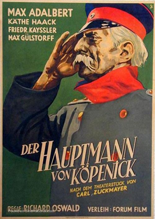 Der Hauptmann von K&ouml;penick - German Movie Poster