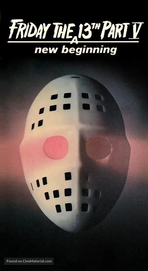 Friday The 13th A New Beginning 1985 Vhs Movie Cover