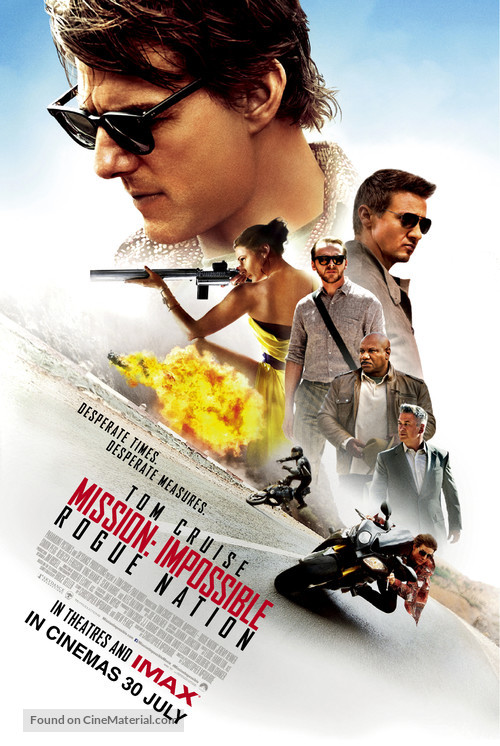 Mission: Impossible - Rogue Nation - British Movie Poster