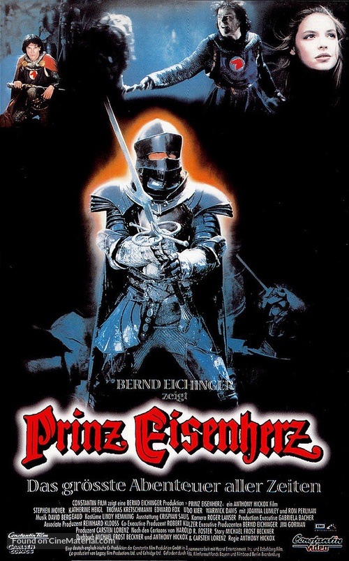 Prince Valiant - German VHS movie cover