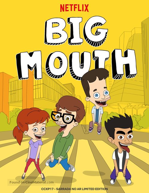 &quot;Big Mouth&quot; - Brazilian Movie Poster