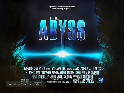 The Abyss - British Movie Poster