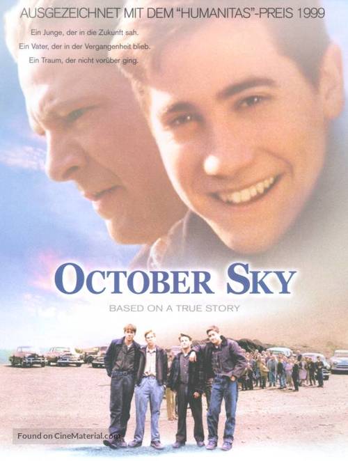 October Sky - German Movie Poster