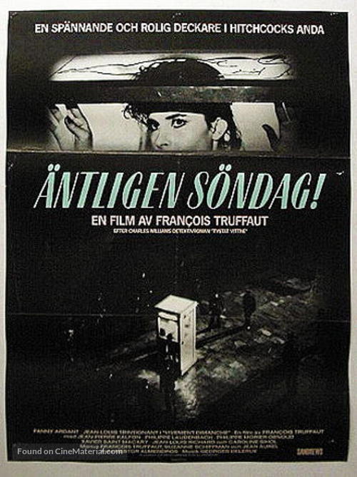 Vivement dimanche! - Swedish Movie Poster