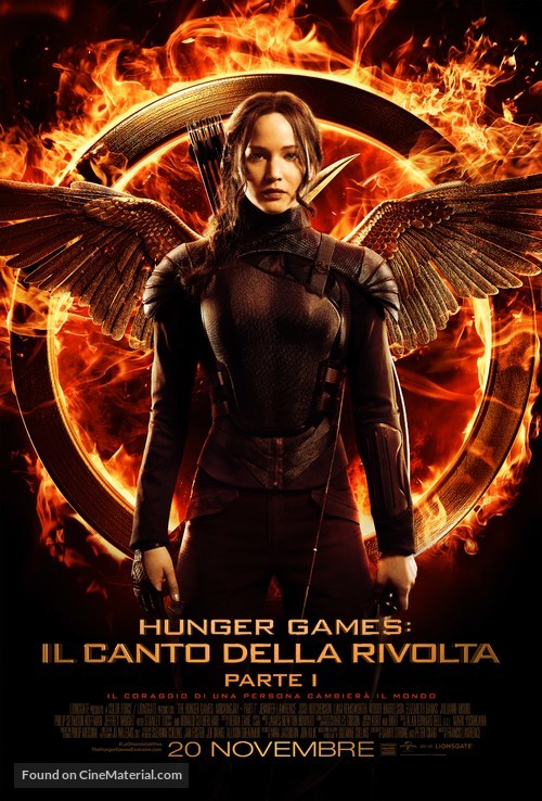 The Hunger Games: Mockingjay - Part 1 - Italian Movie Poster