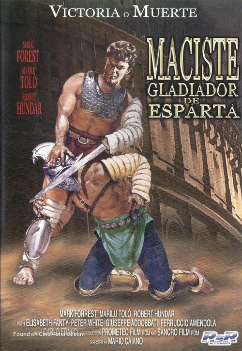 Maciste, gladiatore di Sparta - Brazilian Movie Cover