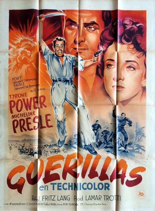 American Guerrilla in the Philippines - French Movie Poster