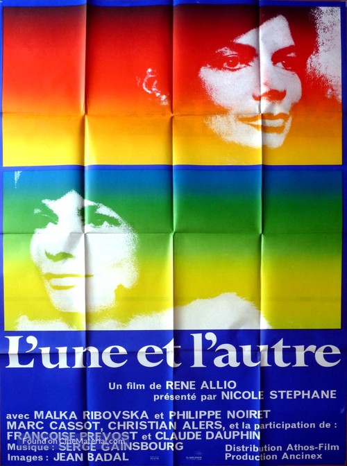 L&#039;une et l&#039;autre - French Movie Poster