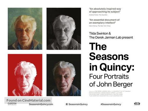 The Seasons in Quincy: Four Portraits of John Berger - British Movie Poster