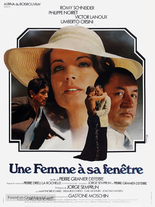 Une femme &agrave; sa fen&ecirc;tre - French Movie Poster