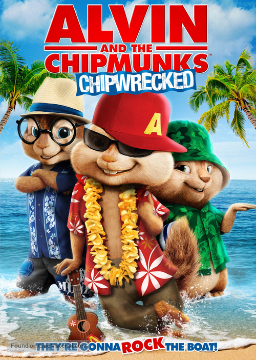 Alvin and the Chipmunks: Chipwrecked - DVD movie cover