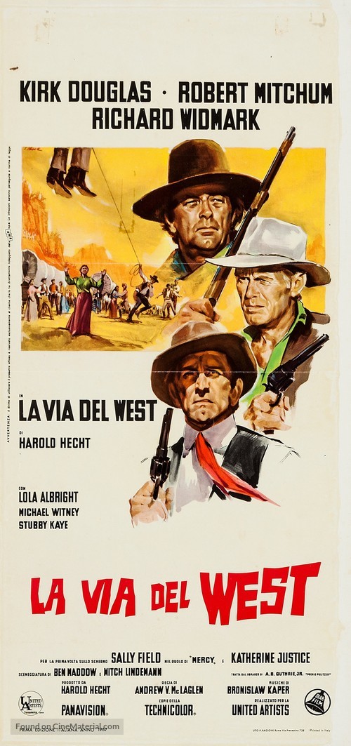 The Way West - Italian Movie Poster