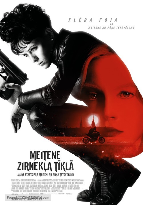 The Girl in the Spider&#039;s Web - Latvian Movie Poster