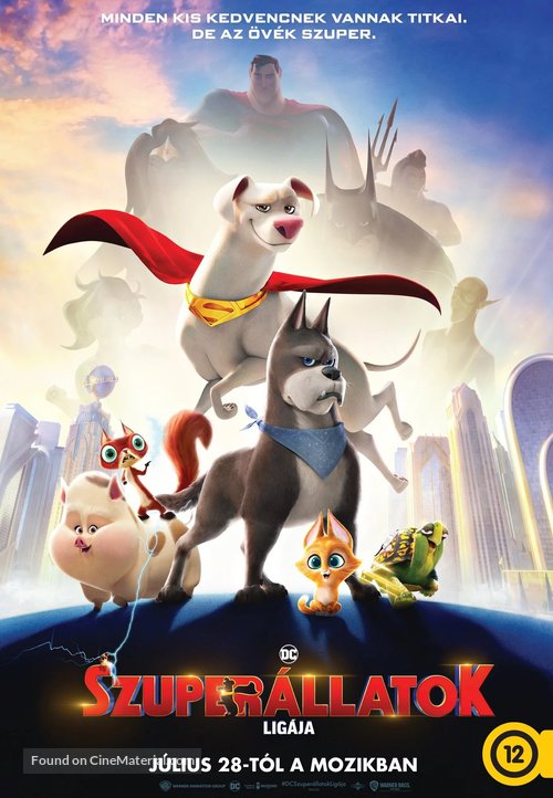 DC League of Super-Pets - Hungarian Movie Poster