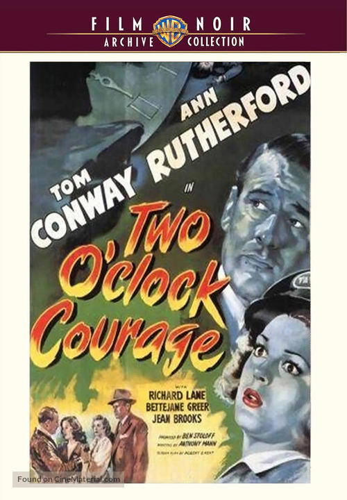 Two O&#039;Clock Courage - DVD movie cover