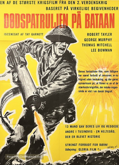 Bataan - Danish Movie Poster