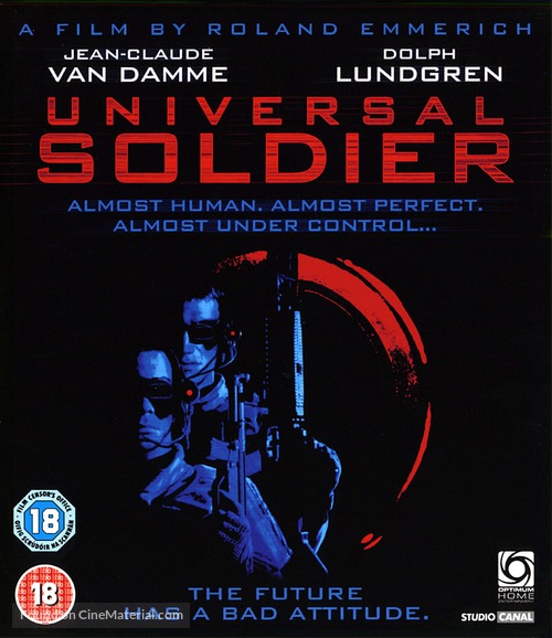 Universal Soldier - British Blu-Ray movie cover