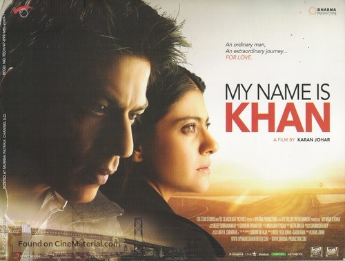 My Name Is Khan - British Movie Poster