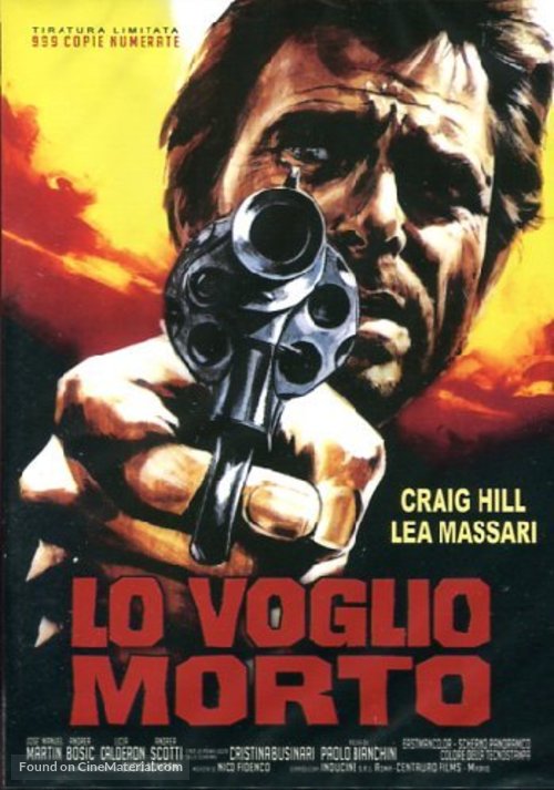 Lo voglio morto - Italian DVD movie cover