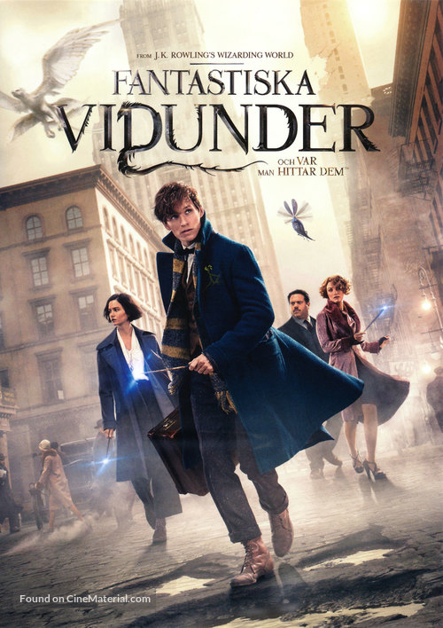 Fantastic Beasts and Where to Find Them - Swedish Movie Cover
