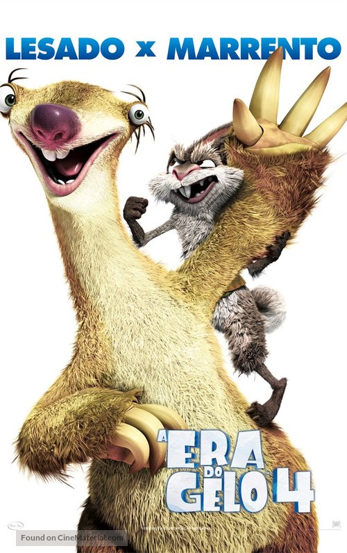 Ice Age: Continental Drift - Brazilian Movie Poster