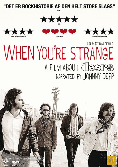 When You&#039;re Strange - Danish DVD movie cover