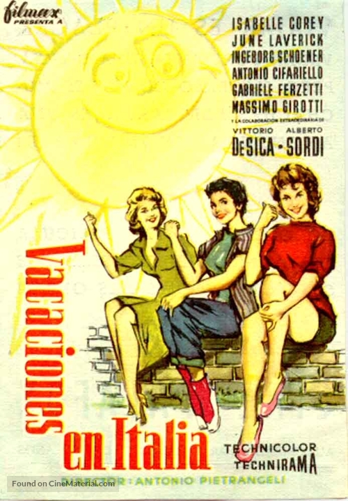 Souvenir d&#039;Italie - Spanish Movie Poster