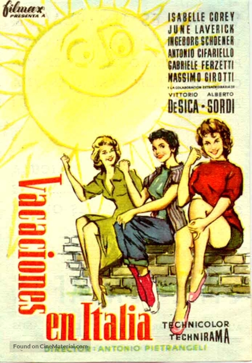 Souvenir d&#039;Italie - Spanish Movie Poster