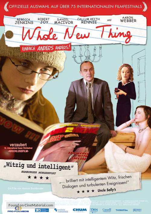 Whole New Thing - German DVD movie cover