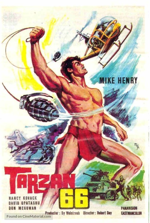 Tarzan and the Valley of Gold - Spanish Movie Poster