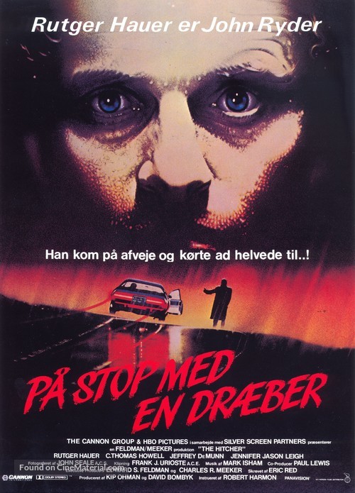 The Hitcher - Danish Movie Poster