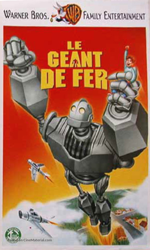 The Iron Giant - Belgian VHS movie cover