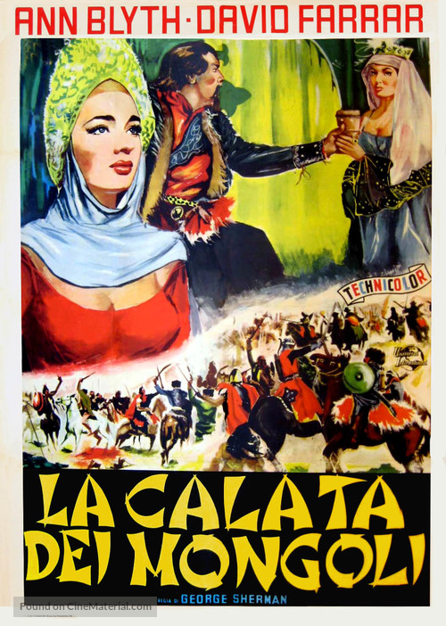 The Golden Horde - Italian Movie Poster