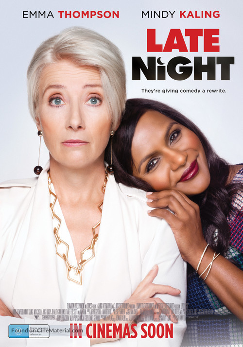 Late Night - Australian Movie Poster