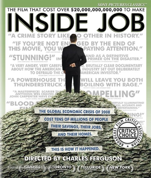 Inside Job - Blu-Ray movie cover