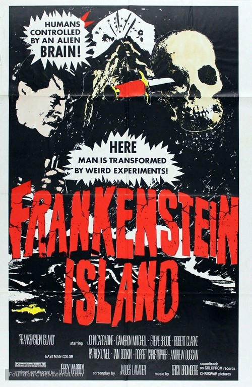 Frankenstein Island - Movie Poster