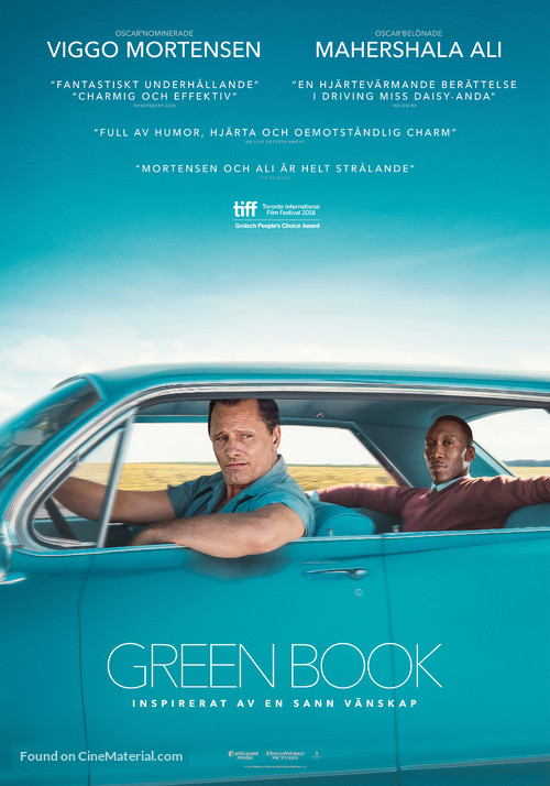 Green Book - Swedish Movie Poster