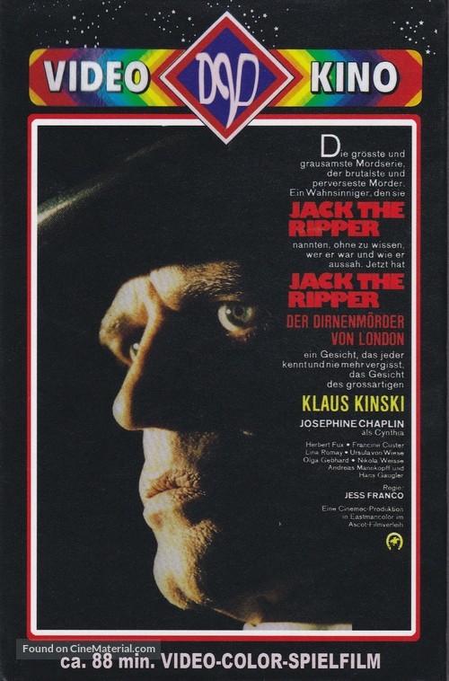 Jack the Ripper - Swiss DVD movie cover