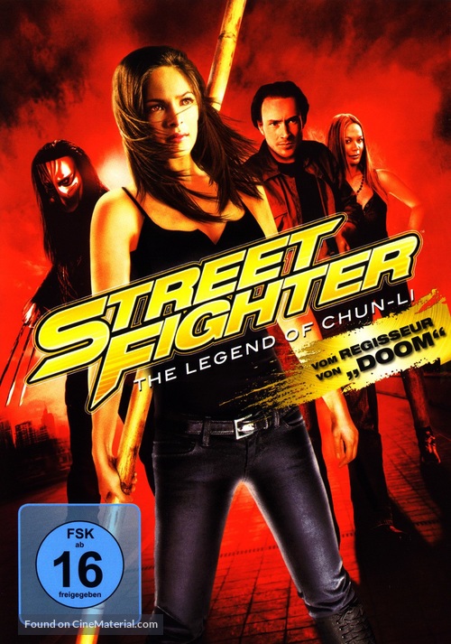 Street Fighter: The Legend of Chun-Li - German DVD movie cover