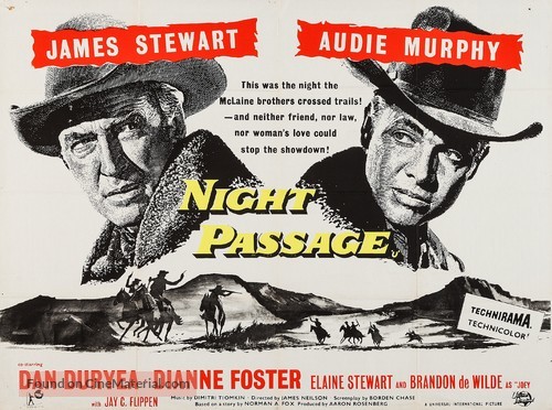 Night Passage - British Movie Poster