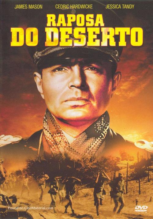 The Desert Fox: The Story of Rommel - Brazilian DVD movie cover