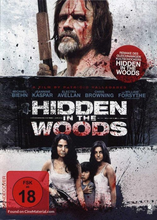 Hidden in the Woods - German DVD movie cover