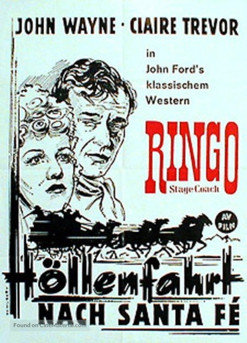 Stagecoach - German Movie Poster