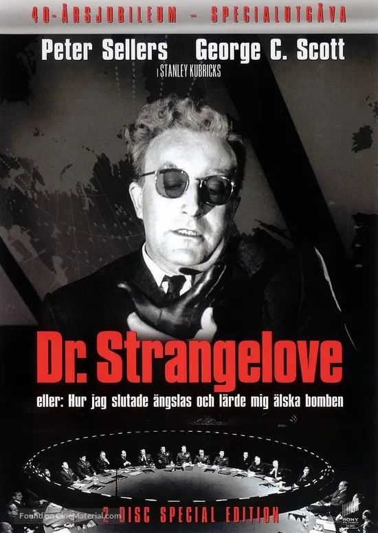 Dr. Strangelove - Swedish Movie Cover