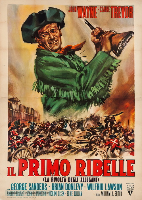 Allegheny Uprising - Italian Movie Poster